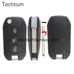 307 blade Light button 3 button remote key shell for Citroen